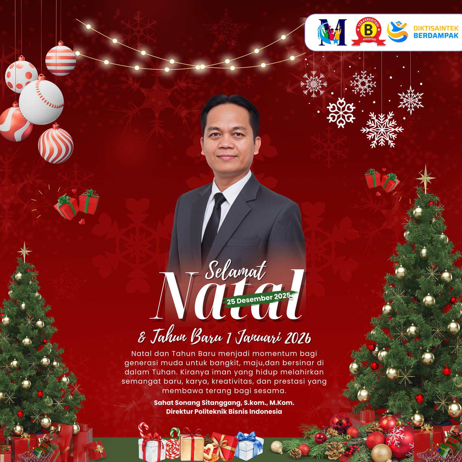 Bangkit, Maju, dan Bersinar dalam Terang Natal dan Tahun Baru